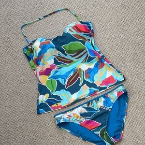 La Blanca Colorful Floral Bikini Set